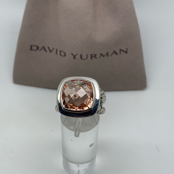 David Yurman Jewelry - David Yurman 14mm Albion ring with Morganite